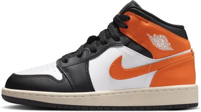 Jordan Aj1 Mid Unisex Schoenen Bruin Maat: 36.5 Leer Foot Locker