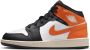 Jordan Aj1 Mid Unisex Schoenen Bruin Maat: 36.5 Leer Foot Locker - Thumbnail 1