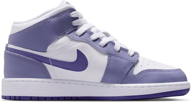 Jordan Air 1 Mid Kinderschoenen Paars