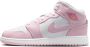 Jordan Aj1 Mid Unisex Schoenen Roze Maat: 38.5 Leer Foot Locker - Thumbnail 3