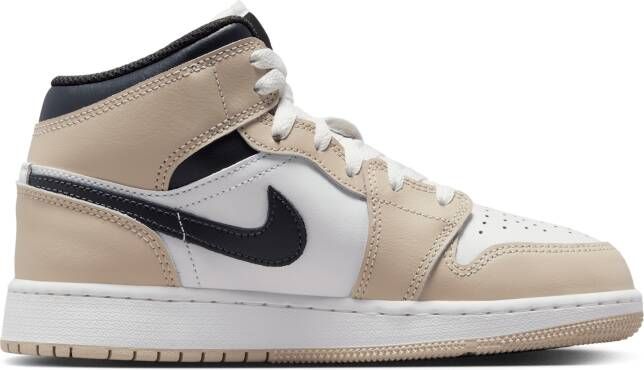 Jordan Air 1 Mid Kinderschoenen Wit