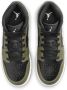 Jordan Aj1 Mid Unisex Schoenen Zwart Maat: 38.5 Leer Foot Locker - Thumbnail 4