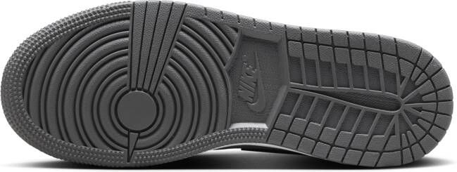 Jordan Aj1 Mid Unisex Schoenen Zwart Maat: 36.5 Leer Foot Locker - Foto 3