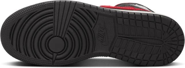 Jordan Air 1 Mid Kinderschoenen Zwart