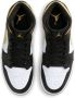 Nike Air Jordan 1 Mid White Pollen Black 554724-177 Wit;Zwart Schoenen - Thumbnail 3
