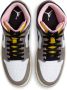 Jordan Aj1 Mid Heren Schoenen Wit Maat: 40.5 Leer Synthetisch Foot Locker - Thumbnail 4