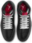 Jordan 1 Mid Heren Schoenen Zwart Maat: 42.5 Leer Synthetisch Foot Locker - Thumbnail 6