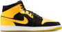 Jordan Aj1 Mid Heren Schoenen Zwart Maat: 40.5 Leer Synthetisch Foot Locker - Thumbnail 4