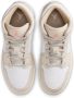 Jordan Aj1 Mid Unisex Schoenen Beige Maat: 35.5 Leer Foot Locker - Thumbnail 4
