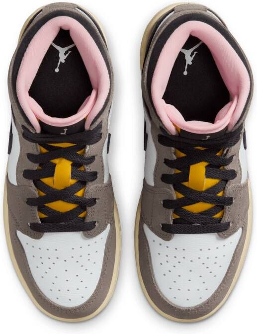Jordan Air  1 Mid SE kinderschoenen Wit
