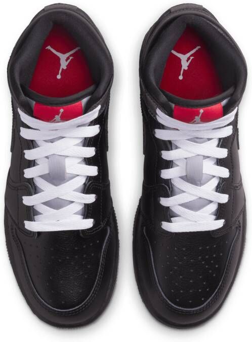 Jordan Air 1 Mid SE Kinderschoenen Zwart