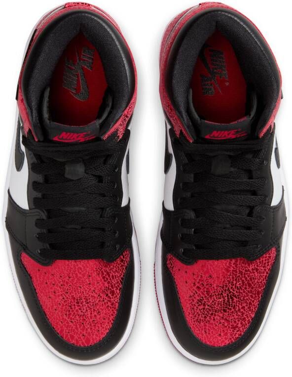 Jordan Air 1 Retro High OG Damesschoenen Rood