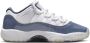 Jordan Air 11 Retro Low 'Diffused Blue' kinderschoenen Wit - Thumbnail 4