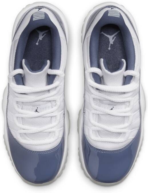 Jordan Air 11 Retro Low 'Diffused Blue' kinderschoenen Wit