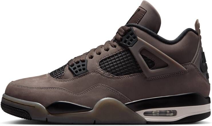 Jordan Air  4 Retro 'Cave Stone and Black' herenschoenen Grijs