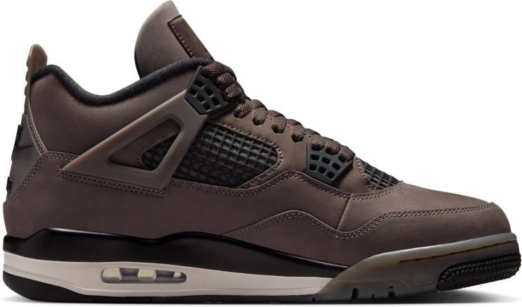 Jordan Air  4 Retro 'Cave Stone and Black' herenschoenen Grijs