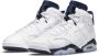 Jordan Air 6 Retro(Gs ) White Midnight Navy Schoenmaat 39 Shoes grade school 384665 141 - Thumbnail 4