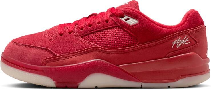 Jordan Flight Dames Schoenen Rood Maat: 36.5 Mesh Synthetisch Foot Locker