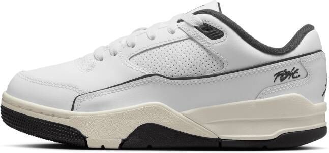 Jordan Flight Court kinderschoenen Wit