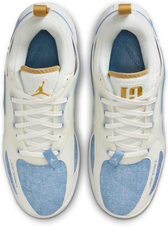 Jordan Heir Series 'Denim and Gold' basketbalschoenen voor dames Wit - Foto 4
