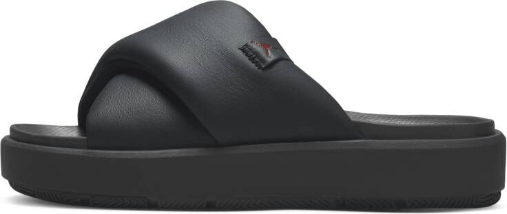Jordan Wmns Sophia Slide Off Noir Black-Fire Red - Foto 3