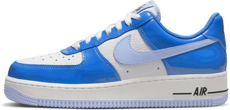 Nike Air Force Dames Schoenen Blauw Maat: 37.5 Mesh Synthetisch Foot Locker