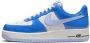 Nike Air Force Dames Schoenen Blauw Maat: 37.5 Mesh Synthetisch Foot Locker - Thumbnail 1