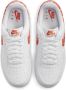 Nike Air Force 1 Low 07 ESS Dames Sneakers Sportschoenen Schoenen Leer Wit DJ9942 - Thumbnail 7