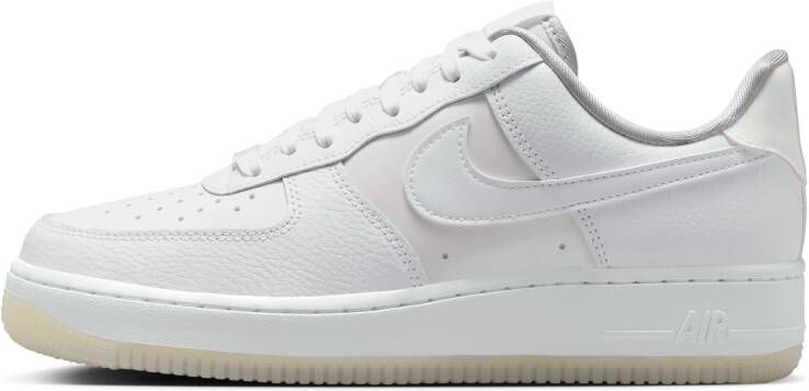 Nike Air Force Sneakers Dames Wit Mesh Synthetisch