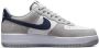 Nike Air Force 1 '07 Basketball Schoenen light smoke grey midnight navy white maat: 47.5 beschikbare maaten:41 42 44.5 45 46 47.5 - Thumbnail 4