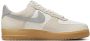 Nike Air Force Heren Schoenen Beige Maat: 40 Leer Foot Locker - Thumbnail 6