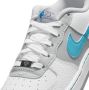 Nike Air Force 1 LV8 Kinder Sneakers Wit Blauw Oranje Grijs - Thumbnail 2