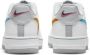 Nike Air Force 1 LV8 Kinder Sneakers Wit Blauw Oranje Grijs - Thumbnail 4