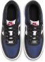 Nike Air Force Unisex Schoenen Blauw Maat: 38.5 Leer Foot Locker - Thumbnail 4