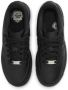 Nike Air Force Kindersneakers Zwart Leer - Thumbnail 5