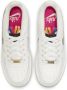 Nike Lage Sneakers Air Force 1 LV8 Double Swoosh Silver Gold Blanc - Thumbnail 2