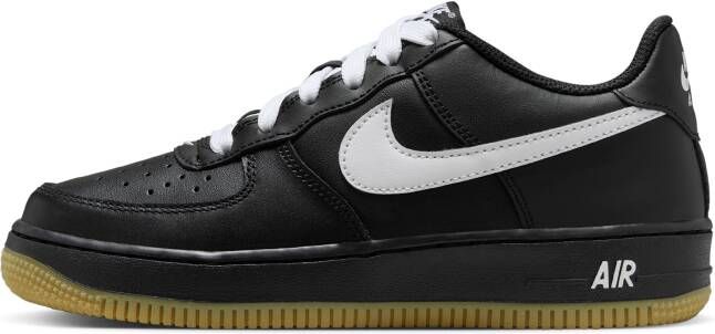 Nike Air Force Unisex Schoenen Zwart Maat: 36.5 Leer Foot Locker
