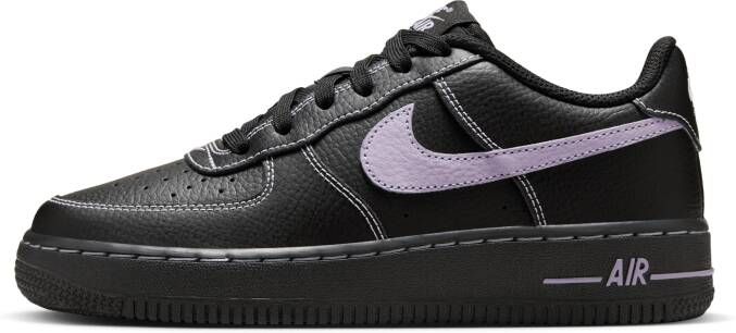 Nike Air Force Unisex Schoenen Zwart Maat: 35 Mesh Synthetisch Foot Locker