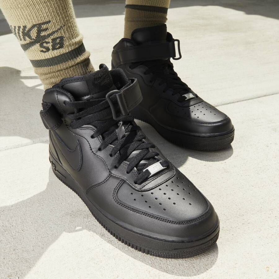 Nike Air Force 1 Mid '07 Herenschoen Zwart