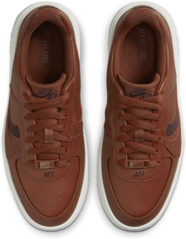 Nike Air Force 1 PLT.AF.ORM Damesschoenen Rood