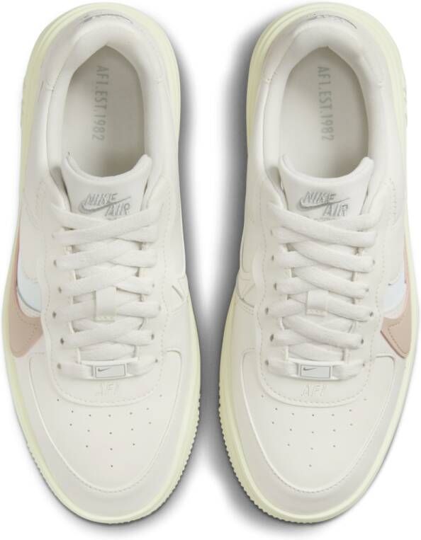 Nike Air Force 1 PLT.AF.ORM Damesschoenen Wit