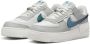 Nike Air Force 1 Low Shadow Sneakers Grey Fog Bright Spruce (Women's) - Thumbnail 2