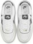 Nike Air Force Dames Schoenen Wit Maat: 35.5 Mesh Synthetisch Foot Locker - Thumbnail 6