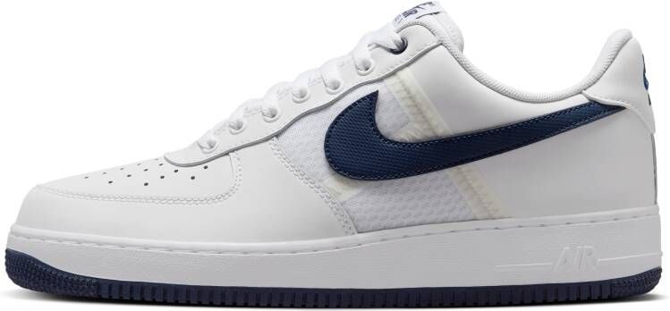 Nike Air Force Heren Schoenen Wit Maat: 40.5 Leer Foot Locker