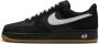 Nike Air Force Heren Schoenen Zwart Maat: 40.5 Leer Foot Locker - Thumbnail 1