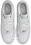 Nike Air Force Heren Schoenen Wit Maat: 40.5 Leer Foot Locker - Thumbnail 4