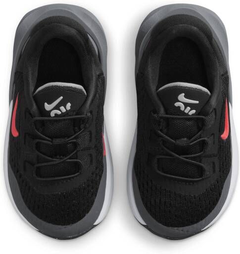 Nike Air Max 270 GO Eenvoudig aan en uit te trekken schoenen voor baby's peuters Zwart