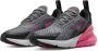 Nike Air Max 270 Junior Smoke Grey Black White Hyper Pink Kind - Thumbnail 9
