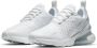 Nike Air Max 270 (ps) Running Schoenen white white metallic silver maat: 38.5 beschikbare maaten:38.5 - Thumbnail 8