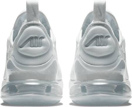 Nike Air Max 270 (ps) Running Schoenen white white metallic silver maat: 38.5 beschikbare maaten:38.5 - Foto 10